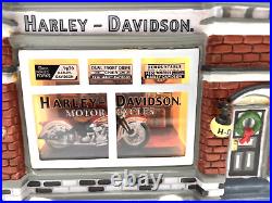 Dept 56 Christmas In The City'Harley Davidson City Dealership' 59202 3D BOX