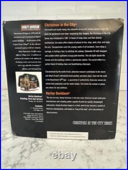 Dept 56 Christmas In The City Harley-Davidson Detailing, Parts & Service Read