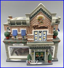 Dept 56 Christmas In The City Hensley Cadillac & Buick Shop ROUGH BOX Dept 56 Christmas In The City Hensley Cadillac & Buick Shop ROUGH BOX