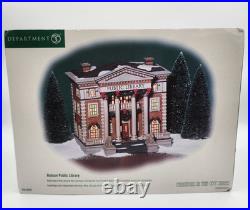 Dept 56. Christmas In The City Hudson Public Library #56.58942