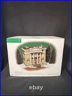 Dept 56 Christmas In The City Hudson Public Library #56.58942 With Box, TESTED