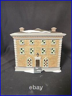 Dept 56 Christmas In The City Hudson Public Library #56.58942 With Box, TESTED