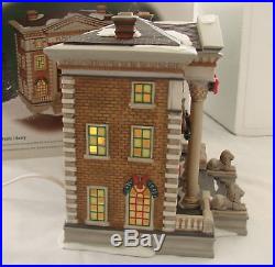 Dept 56 Christmas In The City Hudson Public Library Mint 56.58942