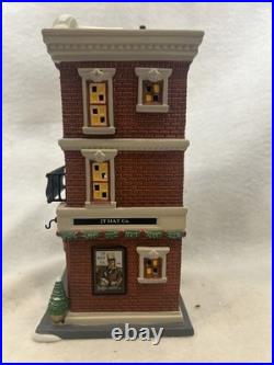 Dept 56 Christmas In The City JT Hat Co #6005381 New Rare
