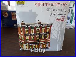 Dept 56 Christmas In The City Jacobs Pharmacy