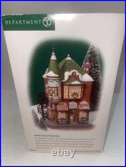 Dept 56 Christmas In The City Jenny's Corner Book Store #58912 Never Displayed