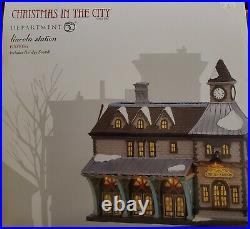 Dept 56 Christmas In The City LINCOLN STATION WITH/SOUNDS NIB #6003056