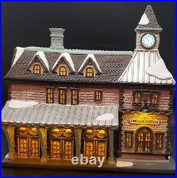 Dept 56 Christmas In The City LINCOLN STATION WITH/SOUNDS NIB #6003056
