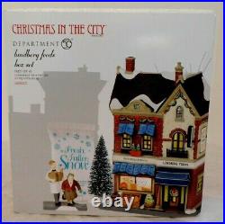 Dept 56 Christmas In The City LUNDBERG FOODS BOX SET Brand New #6000571