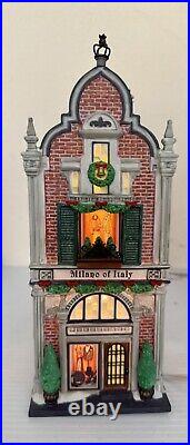 Dept. 56 Christmas In The City Milano Of Italy Clothing Store No Box Mint