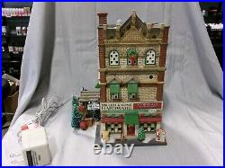 Dept. 56 Christmas In The City Miller +Sons Hardware No Box, Great Condition