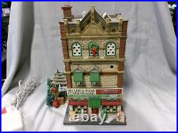 Dept. 56 Christmas In The City Miller +Sons Hardware No Box, Great Condition