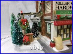 Dept. 56 Christmas In The City Miller +Sons Hardware No Box, Great Condition