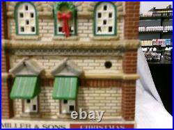 Dept. 56 Christmas In The City Miller +Sons Hardware No Box, Great Condition