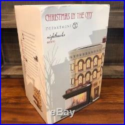 Dept 56 Christmas In The City Nighthawks #4050911 New In Box Retired
