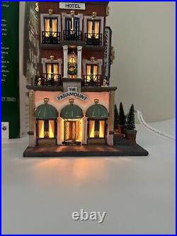 Dept 56 Christmas In The City Paramount Hotel 56.58911 Working Star 2000 READ