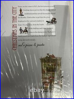 Dept 56 Christmas In The City SAL'S PIZZA & PASTA 4056623 NEW IN BOX