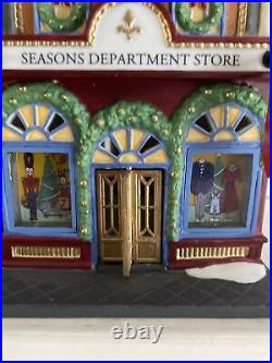 Dept 56 Christmas In The City Seasons Department Store #59201 2002 Mint In Box