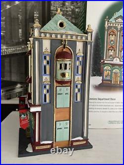 Dept 56 Christmas In The City Seasons Department Store #59201 2002 Mint In Box