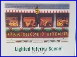 Dept 56 Christmas In The City Series American Diner 2007 Complete Works Great