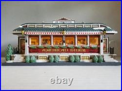 Dept 56 Christmas In The City Series American Diner 2007 Complete Works Great