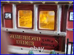 Dept 56 Christmas In The City Series American Diner 2007 Complete Works Great