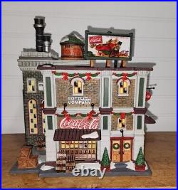 Dept 56 Christmas In The City Series COCA COLA BOTTLING COMPANY COKE 59258