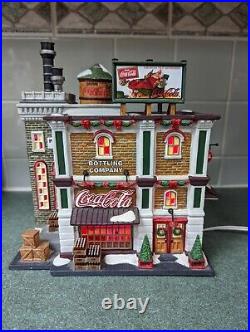 Dept 56 Christmas In The City Series Coca-cola Bottling Company Coke Rare