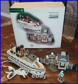 Dept 56 Christmas In The City Series East Harbor Ferry Set of 3 With Box Retired