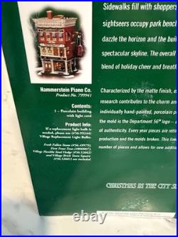 Dept 56 Christmas In The City Series Hammerstein Piano Co #799941 RETIRED RARE