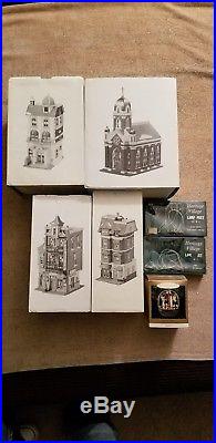 Dept 56 Christmas In The City Series Lot Of 4 + Ritz, Wongs, Church, And More