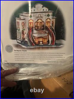 Dept 56 Christmas In The City Series The Majestic Theatre PERFECT Never Opened