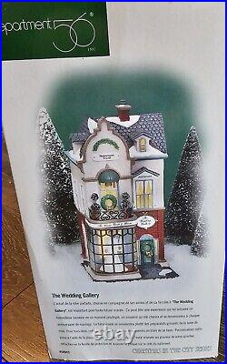 Dept 56 Christmas In The City Series. The Wedding Gallery. Nib