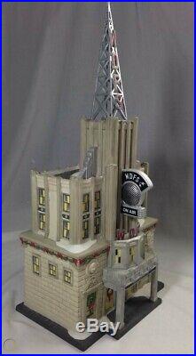 Dept. 56 Christmas In The City Series WDFS Radio #4016899 MIB Retired 2010