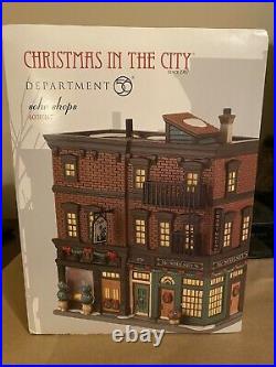 Dept 56 Christmas In The City Soho Shops- NIB- Rare