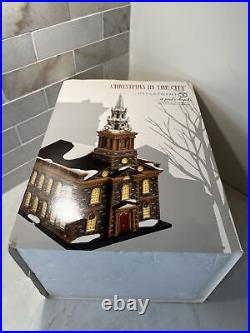 Dept 56 Christmas In The City St. Paul's Chapel 4020173 With Box