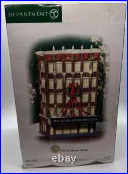 Dept 56 Christmas In The City The Ed Sullivan Theater Limited Prod Rare New