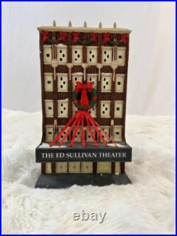 Dept 56 Christmas In The City The Ed Sullivan Theater Limited Prod Rare New