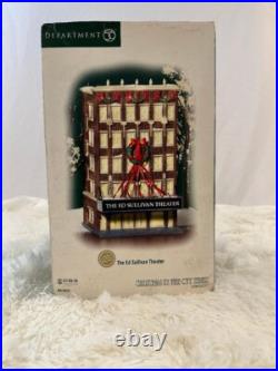 Dept 56 Christmas In The City The Ed Sullivan Theater Limited Prod Rare New