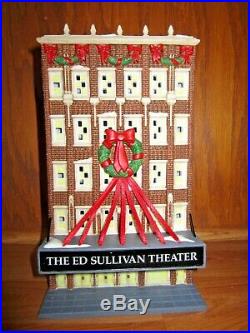 Dept 56 Christmas In The City The Ed Sullivan Theater Rare Sample