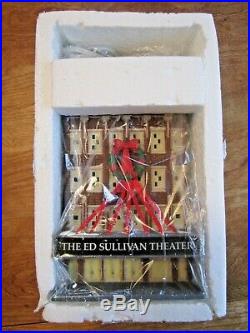 Dept 56 Christmas In The City The Ed Sullivan Theater Rare Sample