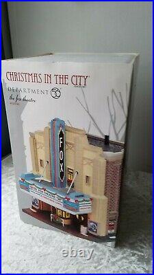 Dept 56 Christmas In The City The Fox Theatre #4025242 EUC WORKING
