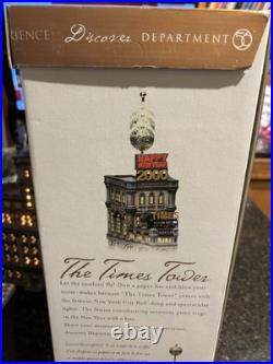 Dept 56 Christmas In The City The Times Tower Special Edition Gift Set 2000