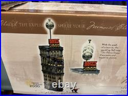 Dept 56 Christmas In The City The Times Tower Special Edition Gift Set 2000