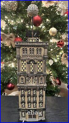 Dept 56 Christmas In The City The Times Tower Tested Works Vintage Retired 1999