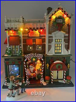 Dept 56 Christmas In The City VISITING SANTA AT FINESTROM'S #59243 In Box