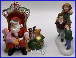 Dept 56 Christmas In The City VISITING SANTA AT FINESTROM'S #59243 In Box