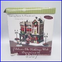 Dept 56 Christmas In The City VISITING SANTA AT FINESTROM'S #59243 Read Dept 56 Christmas In The City VISITING SANTA AT FINESTROM'S #59243 Read