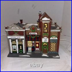 Dept 56 Christmas In The City Village Riverside Row Shops Nib