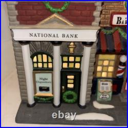 Dept 56 Christmas In The City Village Riverside Row Shops Nib